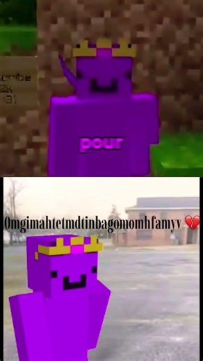 Very legendary words from the purple blob ✨ Minecraft Unstable Smp #shorts #memes