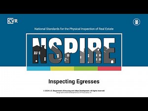NSPIRE Standards: How to Inspect: Egress