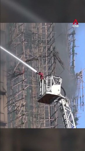 Massive fire at Hong Kong housing estate leaves at least 4 dead