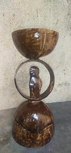 Handmade Coconut Shell Candle Holder - Etsy Canada