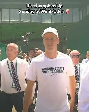 Championship Sunday for Sinner vs. Zverev at the Wimbledon final 🔥