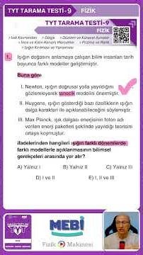 🚀 MEBİ PHYSICS TYT Screening Tests Test 9 Question-1 [2026] #shorts