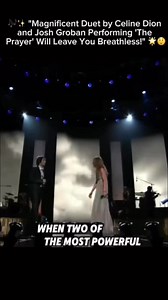 🎶✨ "Magnificent Duet by Celine Dion and Josh Groban Performing 'The Prayer' Will Leave You Breathless!" 🌟😲Check the comments | Interesting Stories