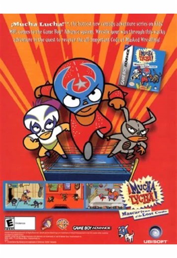 MUCHA LUCHA :MASCARITAS OF THE LOST CODE #muchalucha #cartoonnetwork #ubisoft #gba