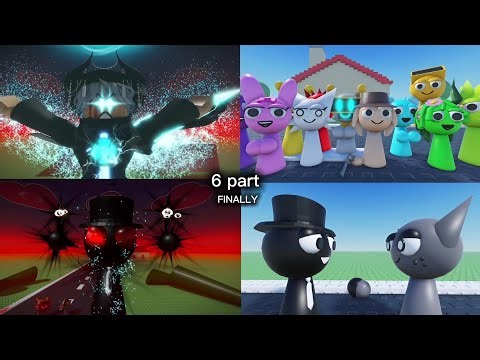 Sprunki VS Black 666 Phase (horror of house) (part 6 - Finale)! Roblox Animation 