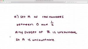 Determine whether each of these sets is finite, countably...