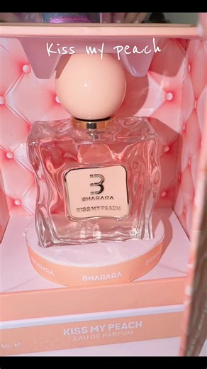 BRAND NEW DROP! KISS MY PEACH ..Eau De Parfum: Rich, concentrated perfume formulation Long-lasting: Provides extended fragrance duration Ideal as a sophisticated gift choice for fragrance lovers Latest fragrance from Bharara Beautv for an upcomina #tiktokshopcreatorpicks #perfume #fragrance #perfumetiktok #fragrancetiktok