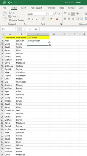 Excel Flash Fill Magic | Save Time in Data Formatting
