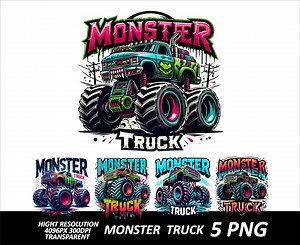 Monster Truck 5 PNG Clipart Design Monster Truck T-shirt Png High Quality Sublimation Instant Download Truck Clipart Offroad Truck Png - Etsy