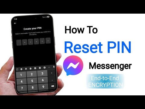 How To Reset Messenger PIN Code | Messenger end to end encryption pin reset