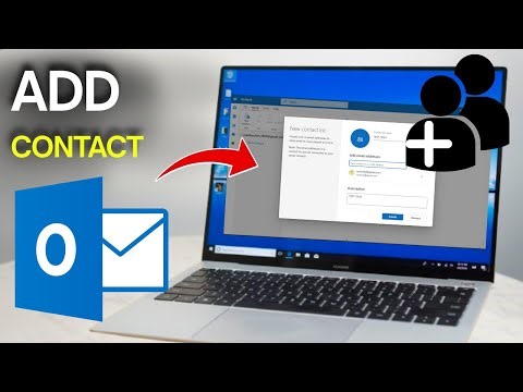 How To Add New Contact To Microsoft Outlook Express 365 Account (Simple Tutorial) (Easy Guide)