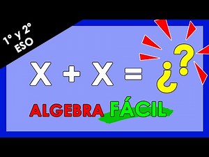 ✅ Álgebra FÁCIL desde 0 (#1) // 1º ESO 2° ESO