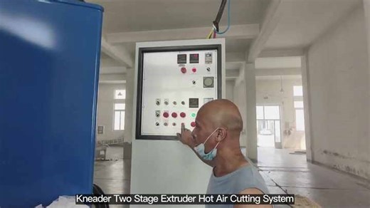 High-Efficiency Two-Stage Extruder for Carbon Black Masterbatch - Uniform Dispersion Compounding Line