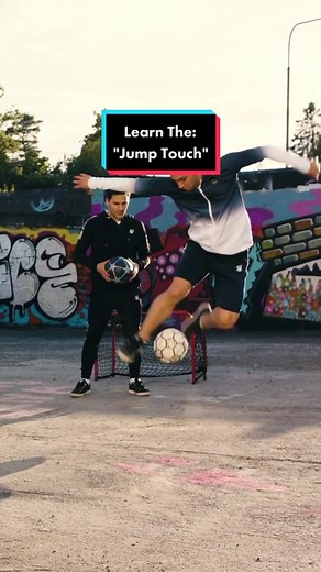 Master The 'Eagle Jump Touch' Freestyle Football Skill with SkillTwins Tutorial Episode 17