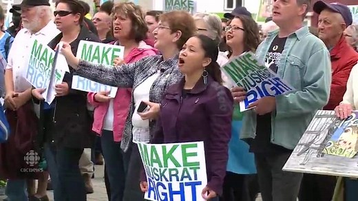 Muskrat Falls protest spills into St. John's