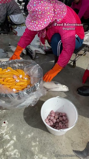 Incredible mullet processing for high value roe #SeafoodMaster #FishCutting #FoodReels