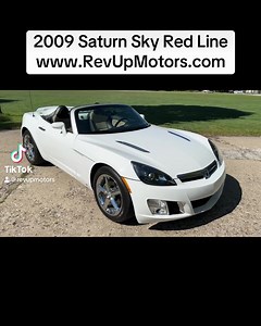 2009 Saturn Sky Red Line Convertible from Rev Up Motors. #revupmotors #barrettjackson #mecumauctions #slowride #classiccar #classiccars #originalcars #survivorcar #lowmiles #saturn #saturnsky #saturnskyredline #skyredline #saturnsky09 #turbo #turbocharged #convertible #kappaplatform #gm #letthesunshine | Rev Up Motors | Facebook