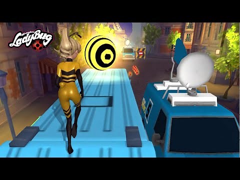 Miraculous Ladybug & Cat Noir 🐞QUEEN BEE Mission in Paris: Collect 60 VENOM TOKENS!
