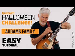 How to Play the Addams Family Theme Song on Guitar 👻 | Step-by-Step Lesson