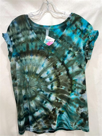 100% Cotton Heritage Hand Dyed Basic Women's T Shirt - Etsy