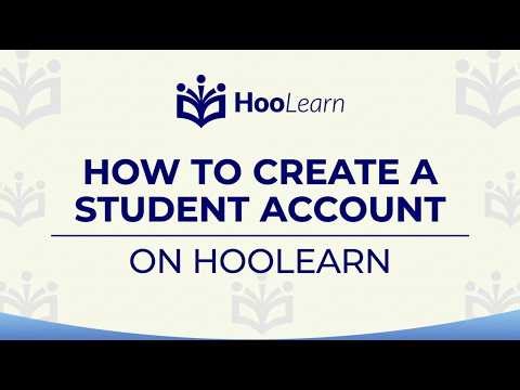 comment creer son compte etudiant sur hoolearn