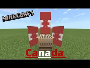 How To Make A Canadian Banner In Minecraft - Canadian Flag - Canadian Flag