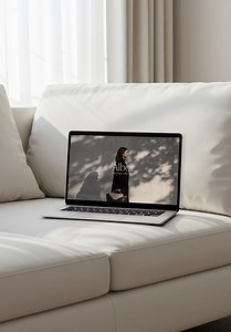 Laptop Mockup | Minimalist MacBook Mockup | Clean Aesthetic | Device Mockup | Neutral Branding Mockup - Etsy