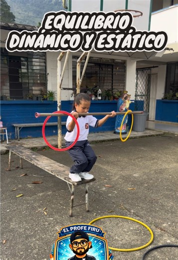 EQUILIBRIO DINÁMICO Y ESTÁTICO #equilibrio #educacionfisica #motricidad #movimiento
