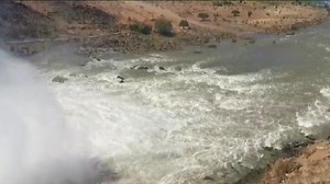 3.9K views · 64 reactions | NamWater opened the Naute Dam sluices after its water level reached 111% capacity. | NBC Digital News | Facebook