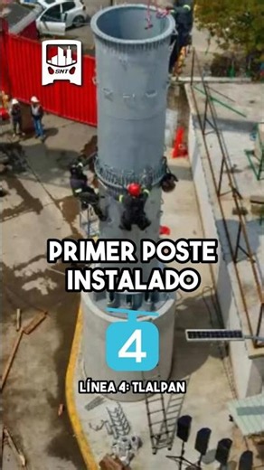 This Is How They INSTALLED the First Column for CABLEBÚS Line 4 from Metro Universidad to TLALPAN! 🚠