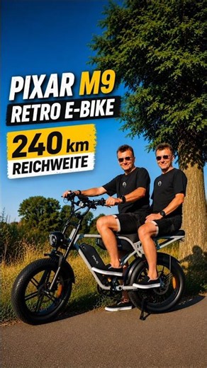 😳 Ist das noch ein E-Bike? Werbung | PIXAR M9 Retro #ebike #pixar #moped #fun