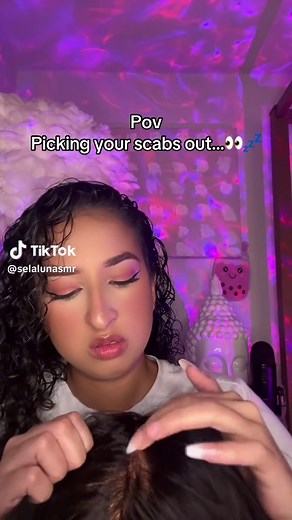 Scalp Care ASMR: Satisfying Scab Removal Experience