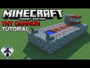 Minecraft Tutorial How To Make A TNT Cannon (EASY METHOD)
