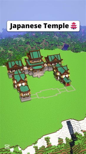 Japanese Temple #minecraft #noob #shortsfeed #minecrafttutorial #minecraftbuilding #shortsviral