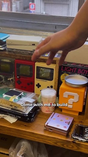 Build a Gameboy with @plus.y_gbmod in Tokyo 😁. I gotta bring the @4kontrollers here! | Khleo Thomas