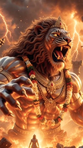 Maha Avatar Narsimha Om Namo Bhagavate Vasudevaya #mahaavtarnarsimha #viralshortvideo #youtubetrust