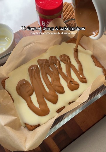 Biscoff Caramilk Dump Cake Recipe: Easy and Delicious