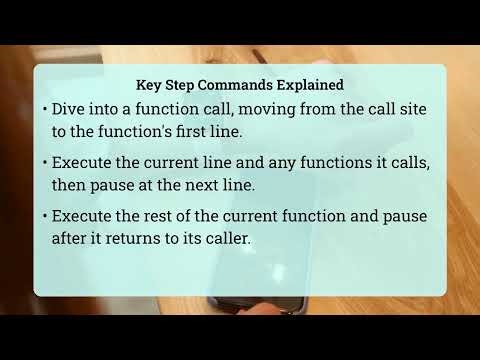 How Do Step Commands Control Debugger Execution Path?