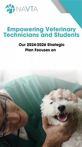 Our 2024-2026 strategic plan expands our mission to ensure veterinary technician/nursing students and assistants receive the support they need to advance their careers, including access to ongoing education, mentorship, and resources that equip them for success. View our updated mission statement and the full plan here: https://navta.net/strategic-plan/ | National Association of Veterinary Technicians in America (NAVTA) | Facebook