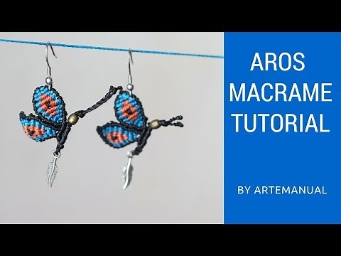 Macrame Butterfly Earrings 🦋 | Macrame Tutorial | Step by Step