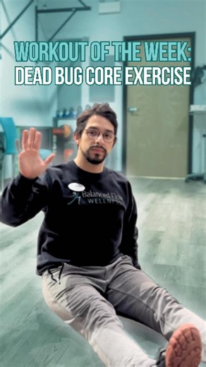 Balanced Flow Wellness on Instagram: "Workout of the Week: Dead Bug Build deep core strength and support your low back with slow, controlled movement. #WorkoutOfTheWeek #DeadBugExercise #CoreStability #LowBackHealth #BalancedFlowWellness"