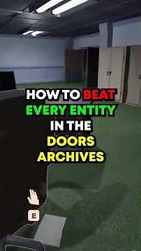 How to beat THE ARCHIVES in Roblox Doors! *FULL GUIDE*