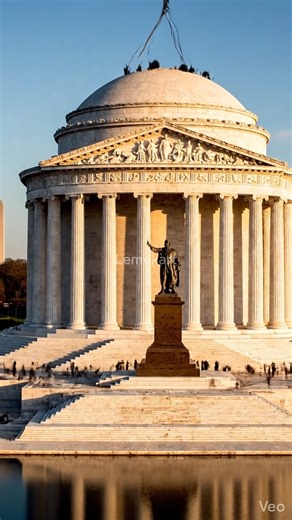 The Jefferson Memorial just shed decades of grime and came back sparkling like it’s 1943 all over again ✨🗽 Dome shining, accessibility upgrades, new exhibits... but is this the glow-up we didn't know we needed? 😏 Scroll if you dare to see the before/after that’ll make your jaw drop 👇 Tag a history nerd! #JeffersonMemorial #MemorialRestoration #DCGlowUp #TidalBasin #JeffersonMemorialRestoration #HistoricDC #America250 #MonumentMagic #BeforeAfter #ViralTravel #WashingtonDC #ReelsTrend | Lemekar