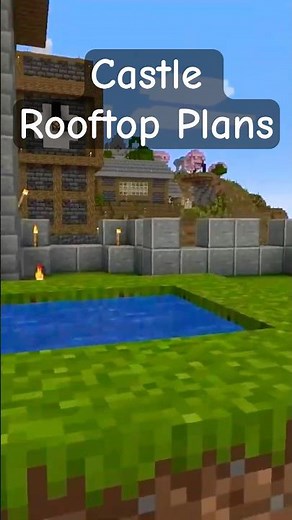 Ghast Stable or Rooftop Garden for Your Minecraft Castle Base? #minecraft #gaming