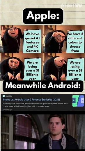 Apple Vs Android Be Like #memes