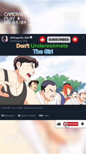 Don't Underestimate the girls in Anime | Ranma½ | OPDragonEX_AMV