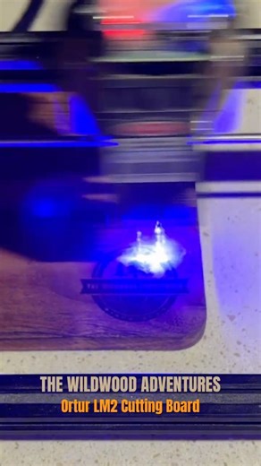 Ortur LM2 Cutting Board Burn