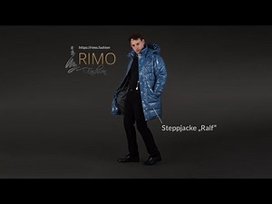 RIMO Fashion - Men's Quilted PVC/Vinyl Jacket | Gesteppte Lackjacke für Herren
