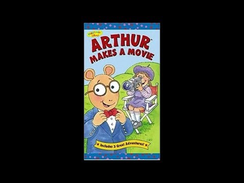 Opening to Arthur Makes a Movie 2002 US VHS (Disney)