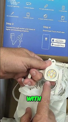 DIY LED Lights: Easy Installation Guide & Setup #shorts